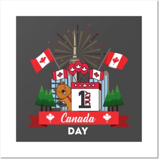 canada day Posters and Art